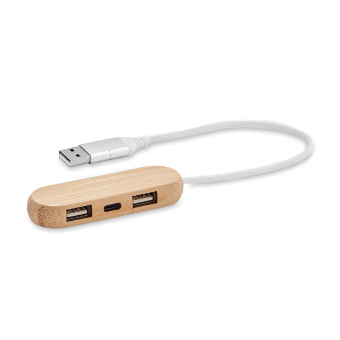 3-Port-USB-Hub mit Dual-Eingang
