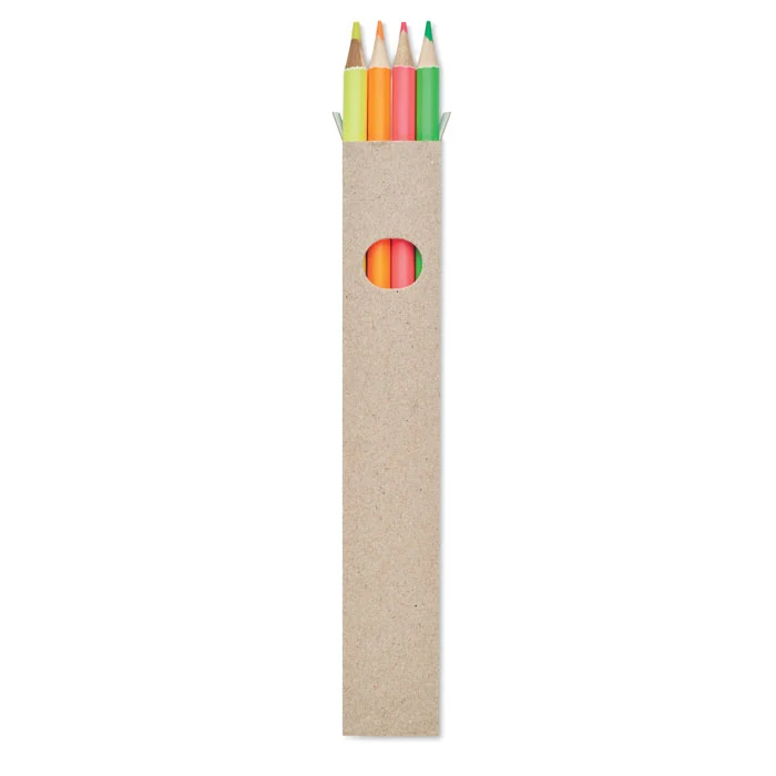 4 Textmarker in einer Box