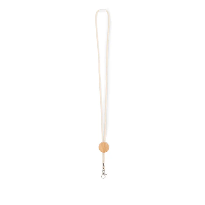 Baumwoll-Lanyard mit Metallhaken