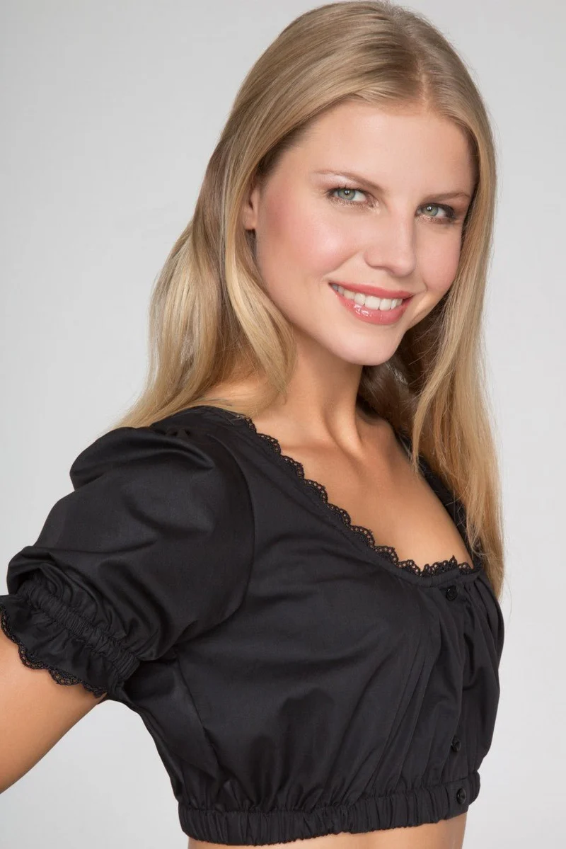 Dirndlbluse Viola Schwarz