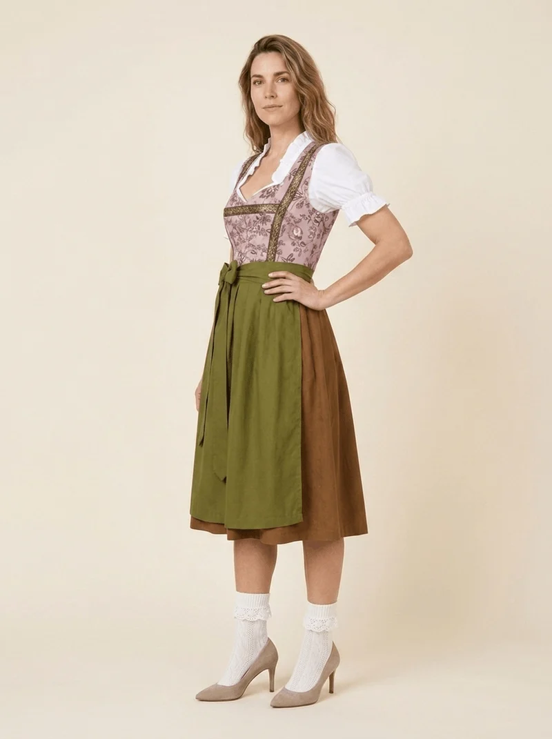 Dirndl Set Astrid rosé