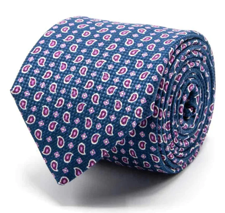 Panama-Krawatte mit Paisley Muster
