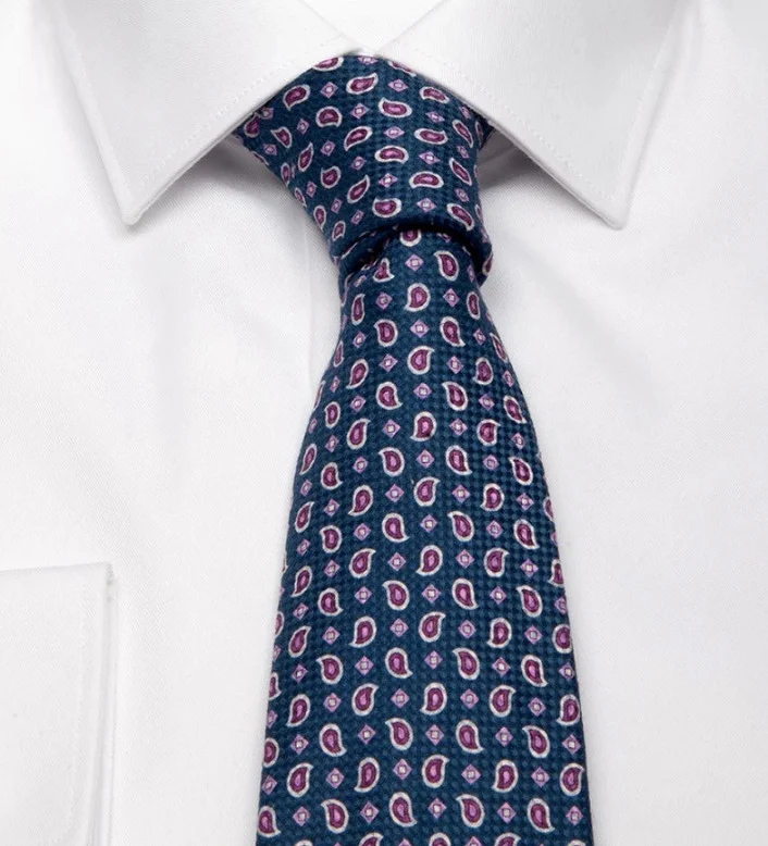Panama-Krawatte mit Paisley Muster