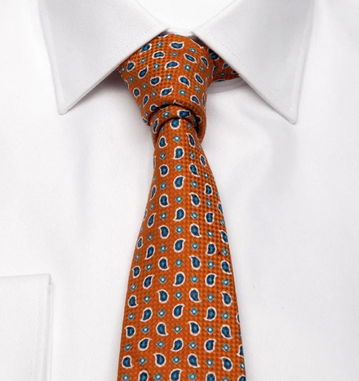 Panama-Krawatte mit Paisley Muster