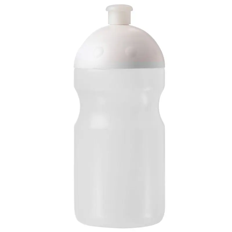 Weiße Fitness-Wasserflasche, 0,5l mit Saugverschluss – Kompakt & Effizient