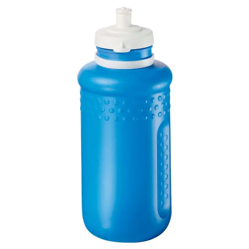 Blau-Weiße Fahrrad-Trinkflasche, 0,5l mit Saugverschluss – Praktisch & Stilvoll