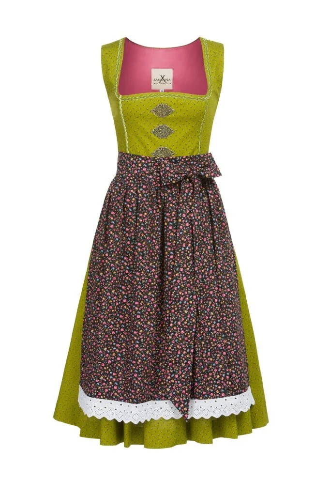 BW DIRNDL VINTAGE FLOWERS SCHILF