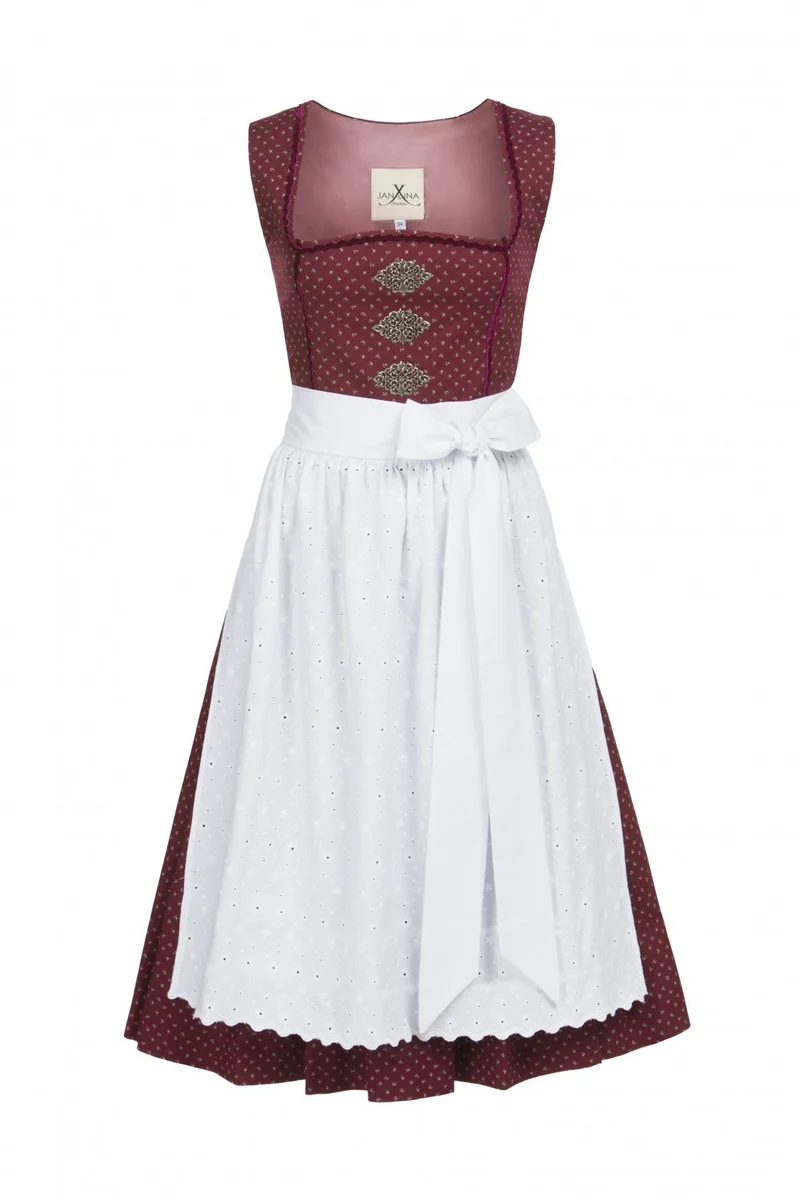 BW DIRNDL VINTAGE FLOWERS PFLAUME