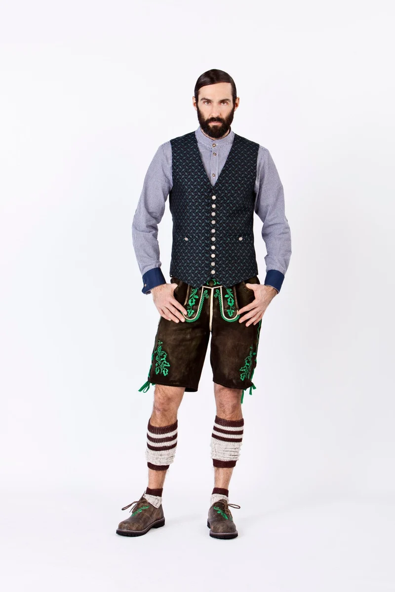 KAROHEMD SLIMFIT NAVY