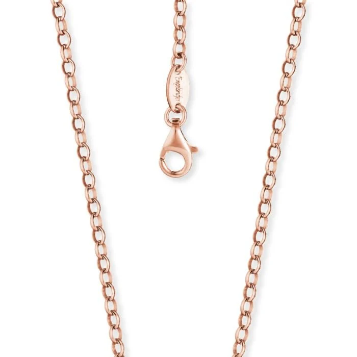 Engelsrufer Damen Halskette Ankerkette Länge 100cm Rosegold ERN-100-AR