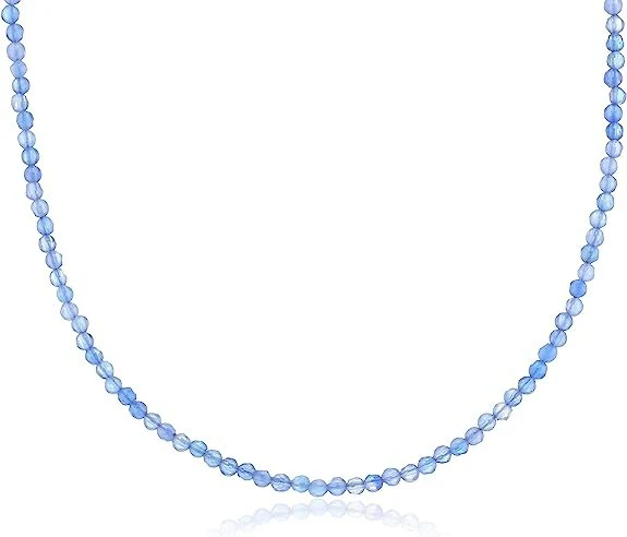 Engelsrufer Damen Halskette mit blauen Achatsteinen ERN-80-BA