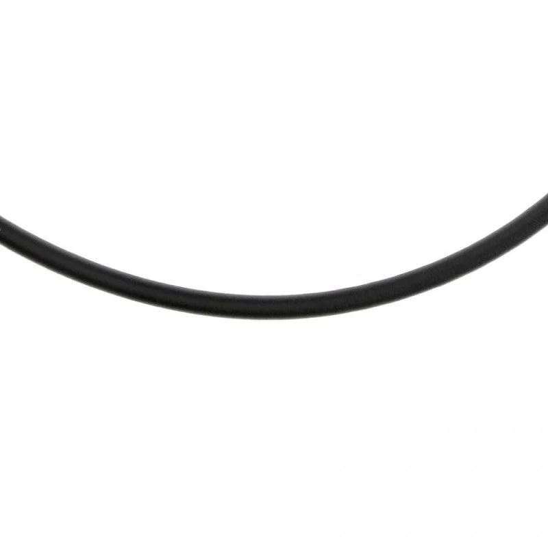 Ernstes Design Kautschukhalsreif 42cm Schwarz KS4C.42