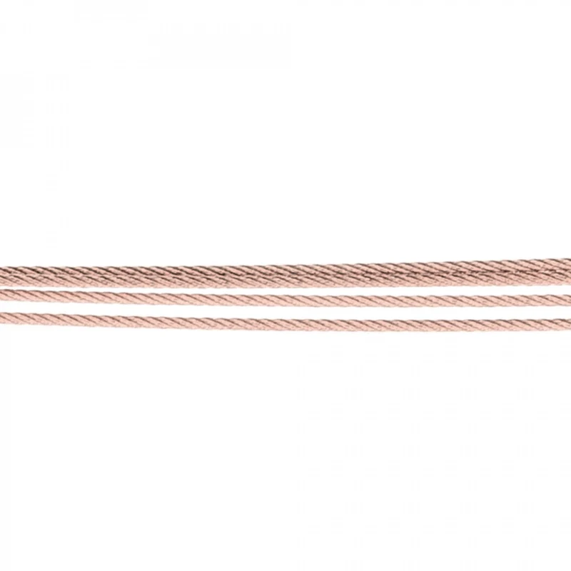Ernstes Design Damen Halsreif 5-fach Länge 42cm Gold DS5-RG-42