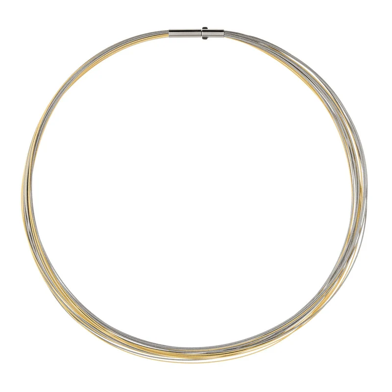Ernstes Design Damen Drahtseil Halskette DS20-BI-42