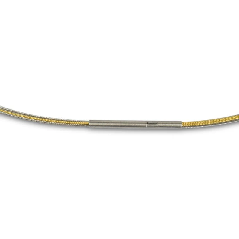 Ernstes Design Damen Halsreif 5-Fach Band Bicolor DS5C.BI.50