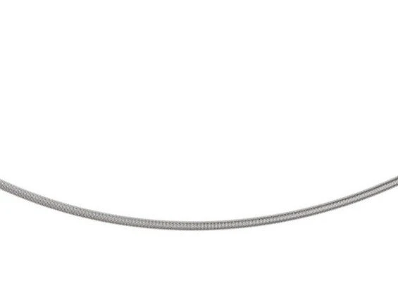 Ernstes Design Damen Halskette Spiralreif 42cm Silber SP1.8C.42