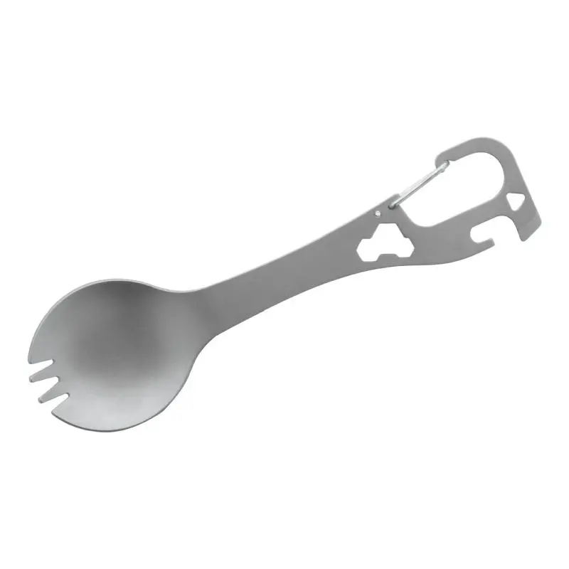 Vielseitiges Mykel Besteck/Multitool - Silber: Praktisch, Hochwertig, Kompakt für Alltag und Outdoor