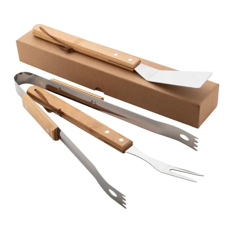 Yakiboo Grillset in Naturausführung - Perfektes Zubehör für Grillmeister