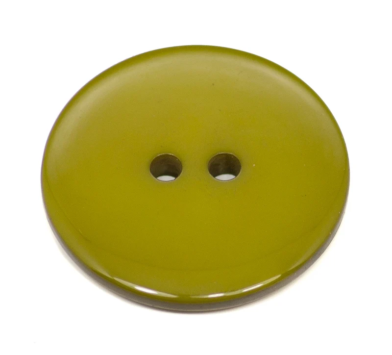 Knopf Olive-Grün 2-Loch – Kunststoffknopf KGR-150