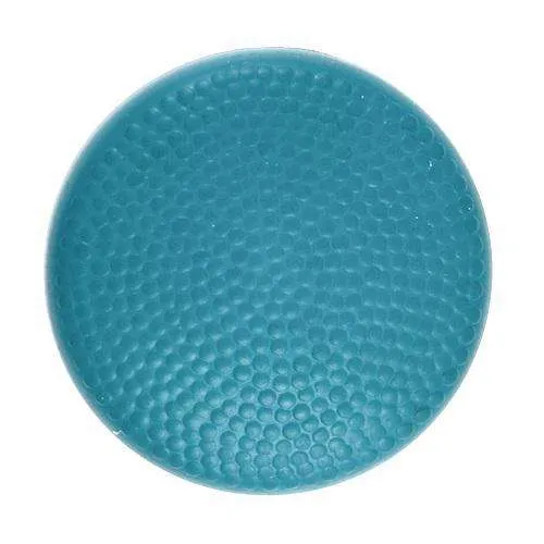 Knopf mit unebener Oberfläche Blau/Türkis – Kunststoffknopf KGR-58