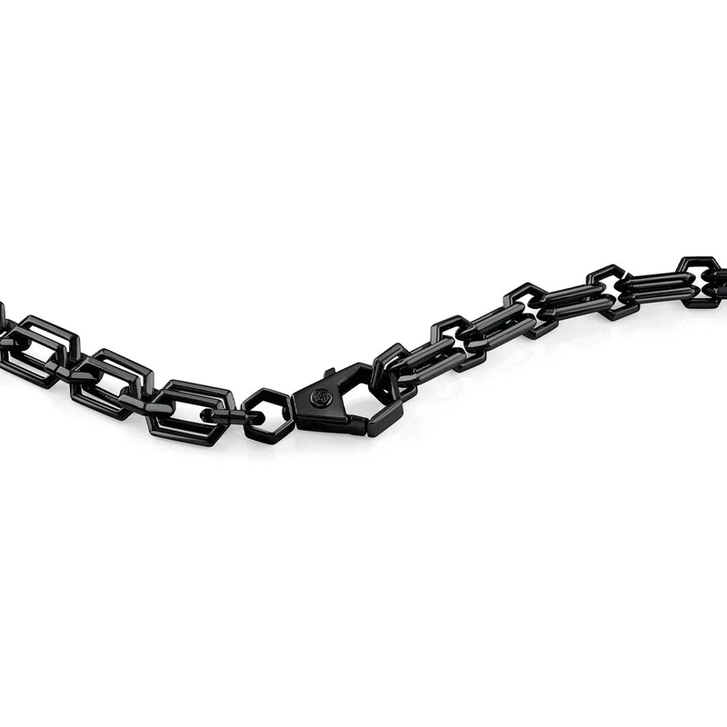 Philipp Plein Herren Halskette PLEIN ICON CHAIN Schwarz PJ9EA12NU