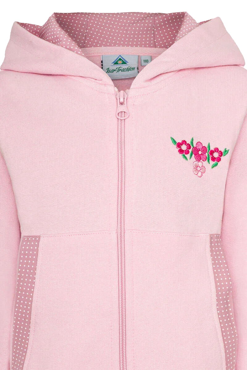 Kinder Trachten-Sweatjacke mit Kapuze