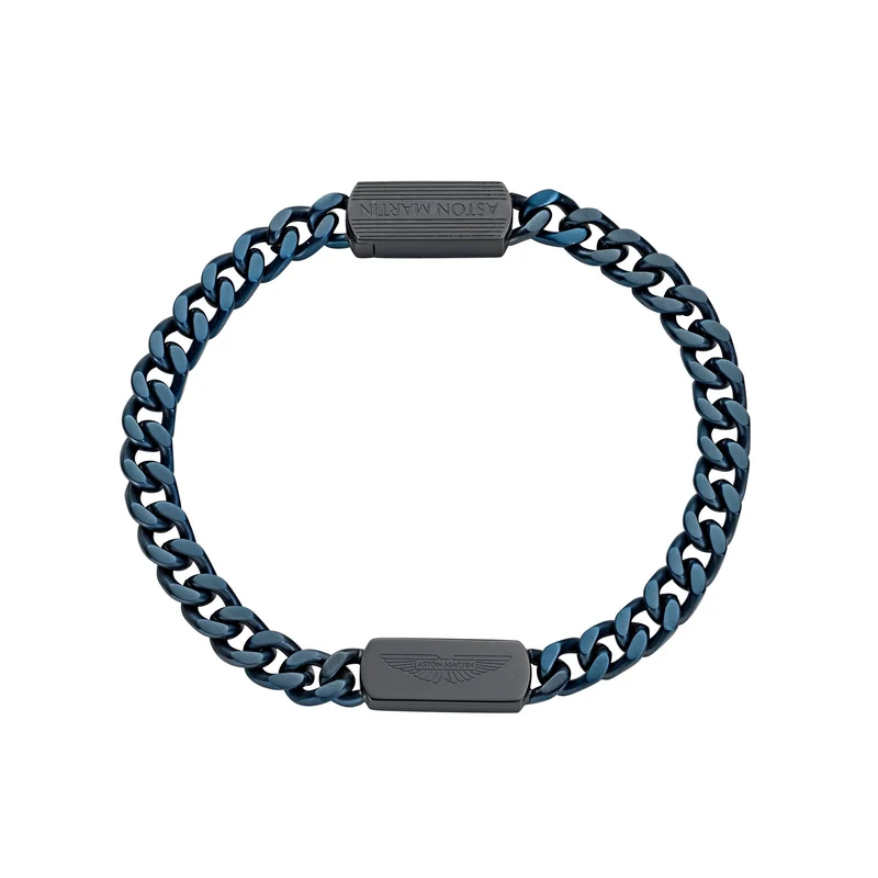 ASTON MARTIN Armband Herren AML ICON Edelstahl Blau MJIUF5BL6