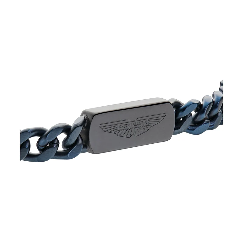 ASTON MARTIN Armband Herren AML ICON Edelstahl Blau MJIUF5BL6