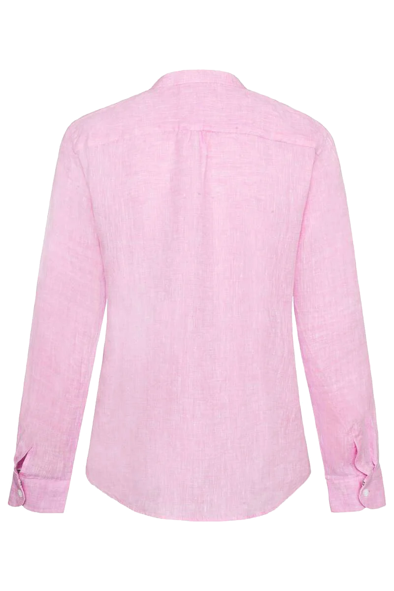 Damen Trachten Leinenbluse