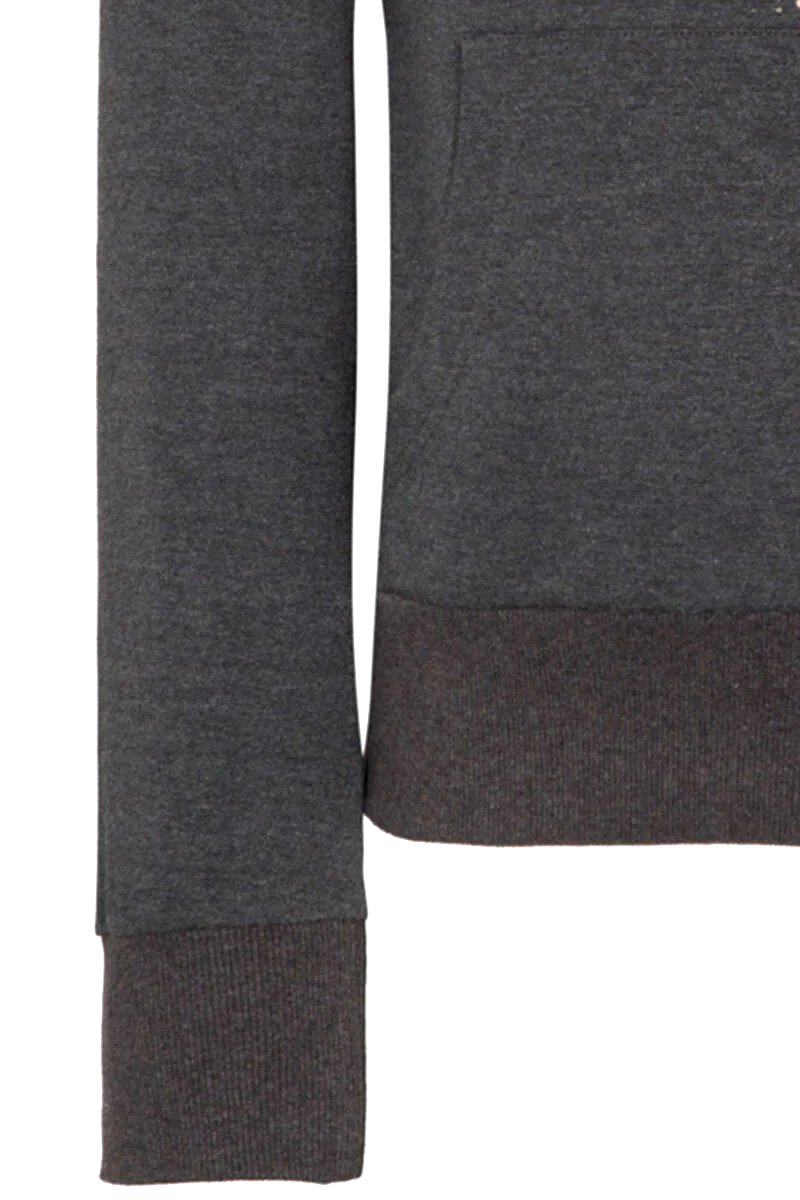 Damen Trachten Kapuzenpullover mit Applikation