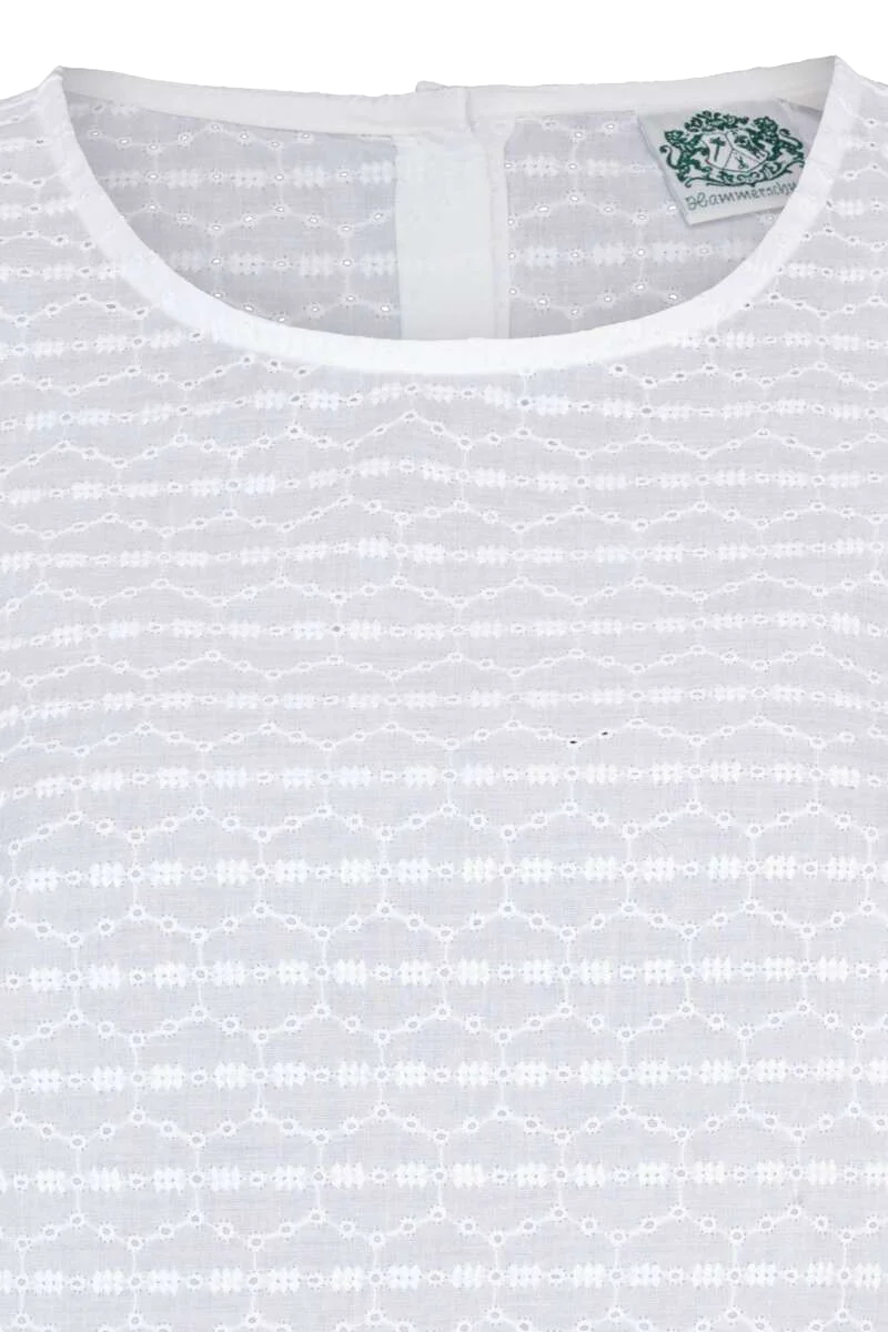 Damen T-Shirt mit Lochmusterung