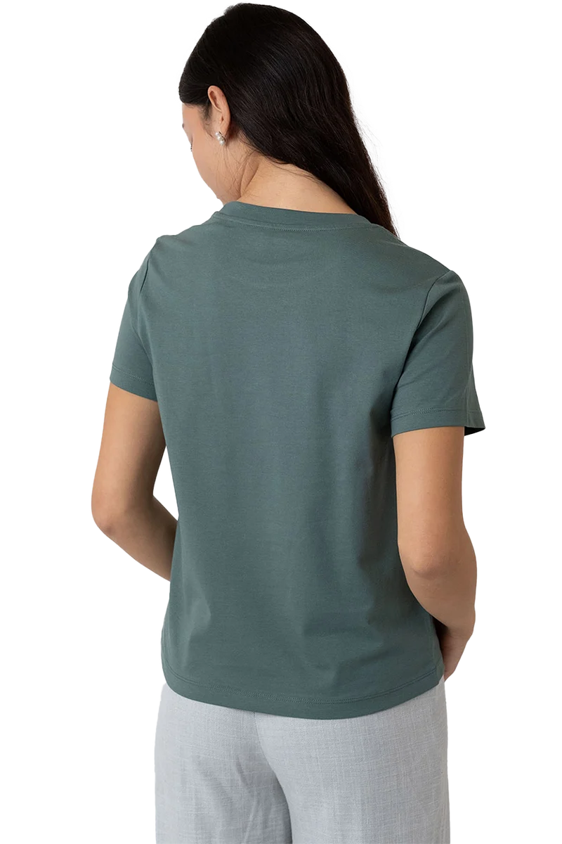 Damen T-Shirt mit Fahrraddruck 'Expresslieferdienst'