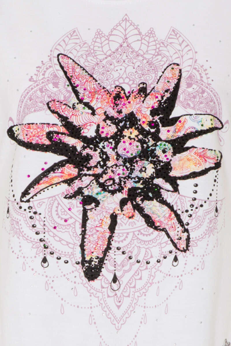 Damen T-Shirt mit Edelweiß