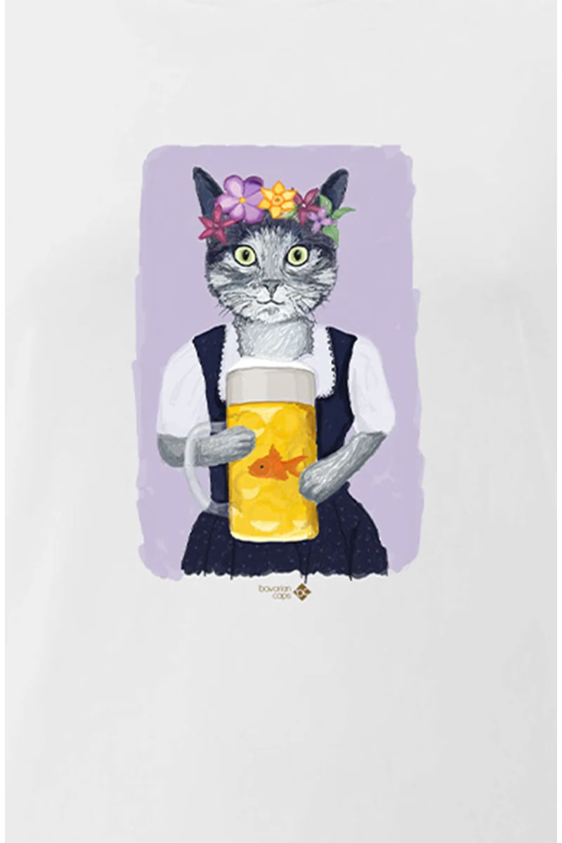 Damen T-Shirt 'Prost Mauzi'