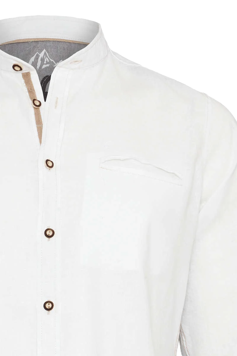 Stehbund-Trachtenhemd Slim Fit