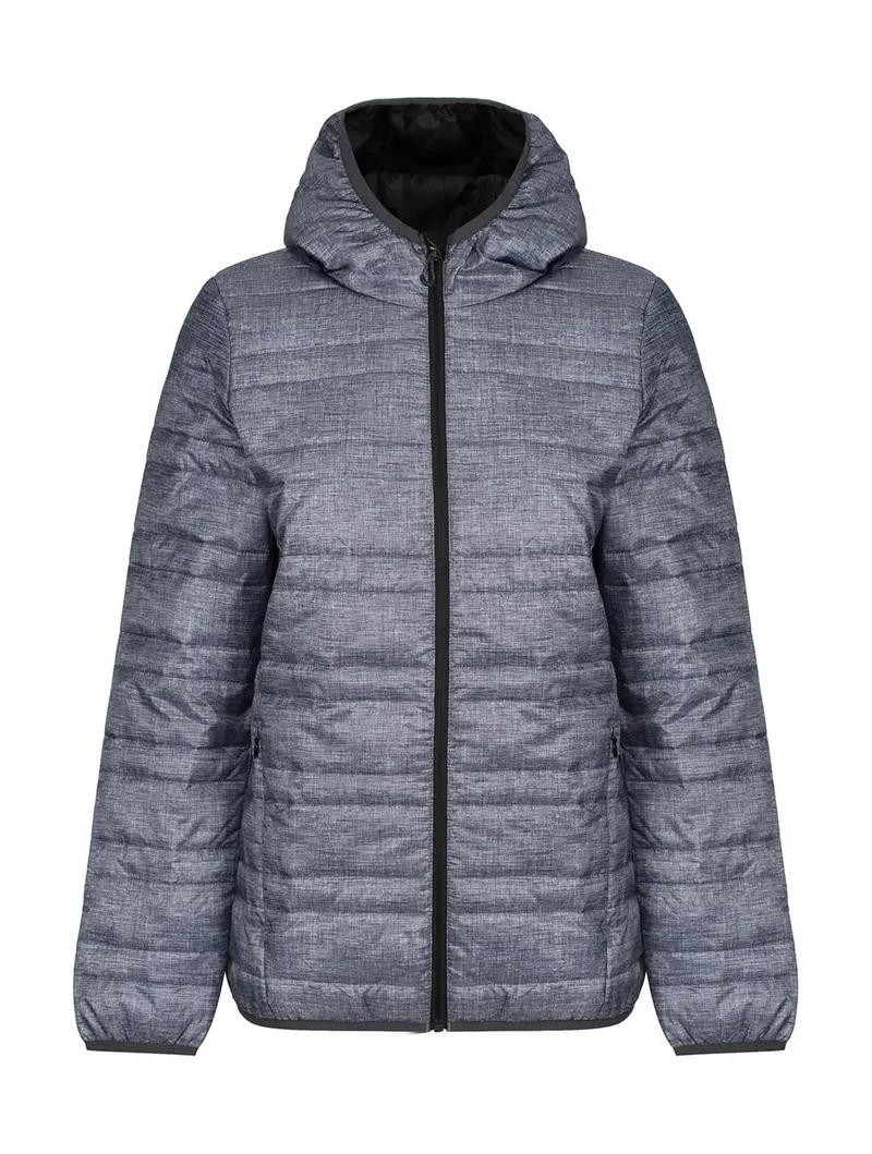 Women`s Hooded Firedown Baffle Jacket