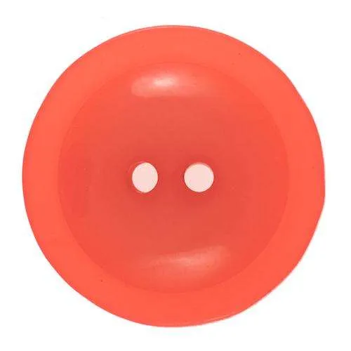 Knopf schlicht Rot – Kunststoffknopf KRO-17
