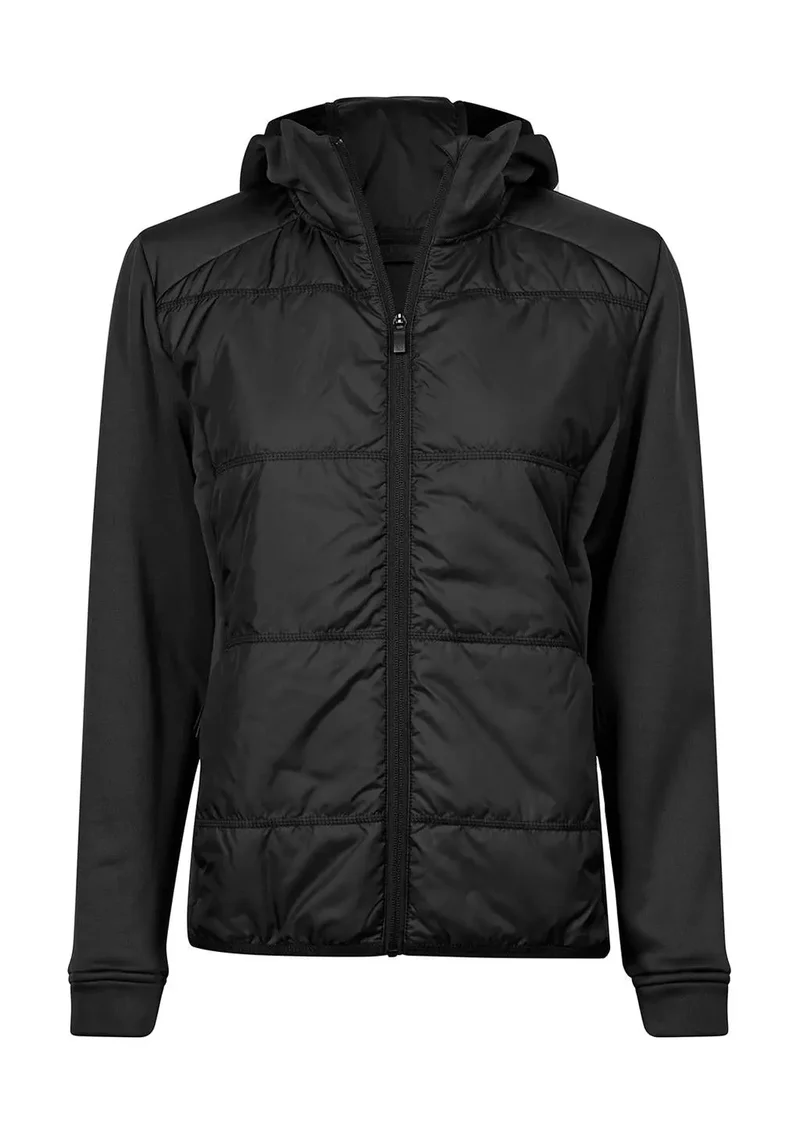 Damen Hybrid-Stretch Kapuzenjacke für aktive Frauen