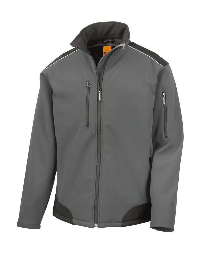 Robuste Ripstop Softshell Arbeitsjacke für Profis