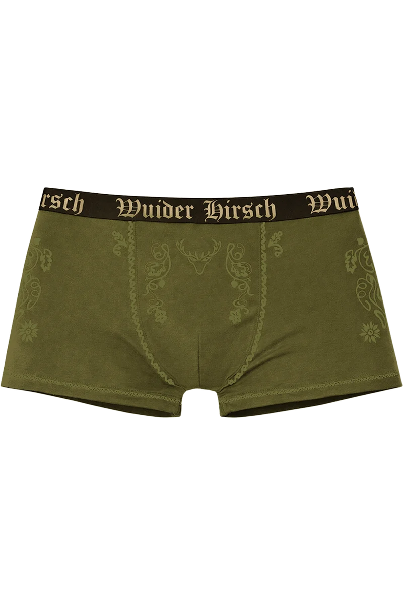 Herren Boxershorts im Lederhosen-Stil