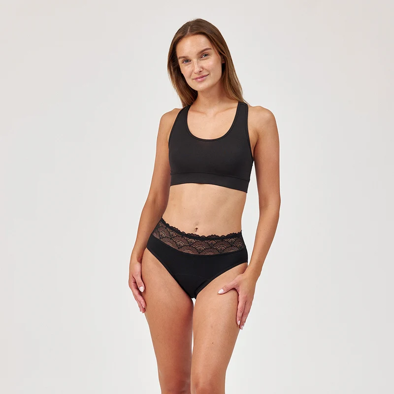 SNOCKS x femtis Ausfluss Slips - CLEO | Schwarz