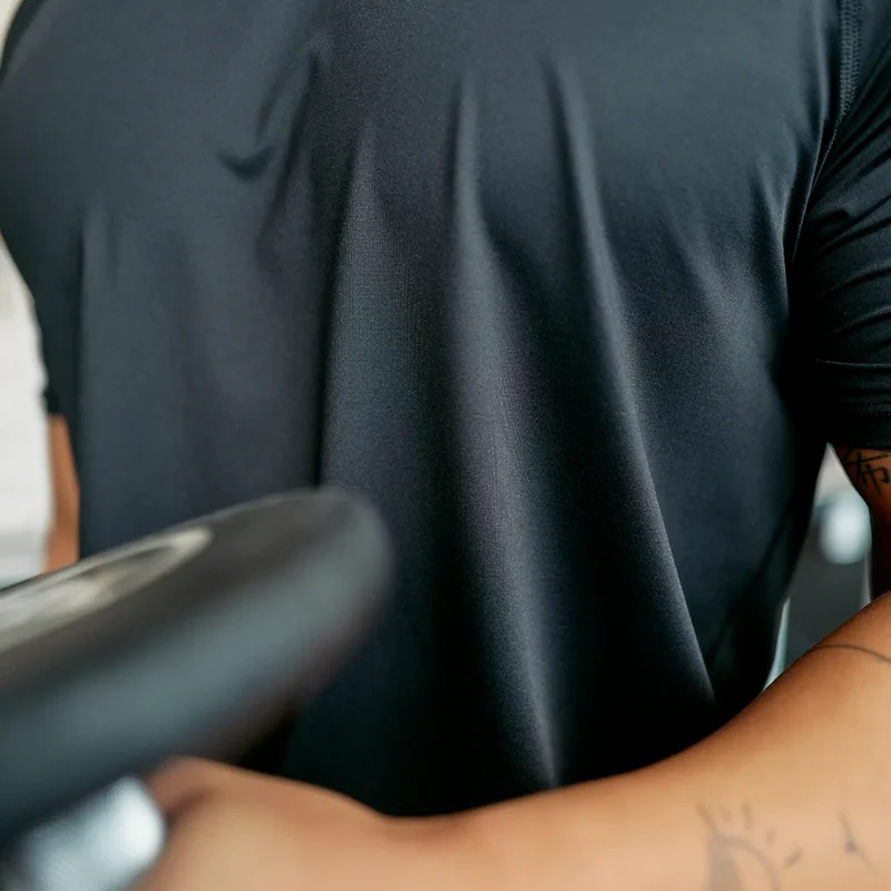 Trainingsshirt Raglan Herren | Silber Grau