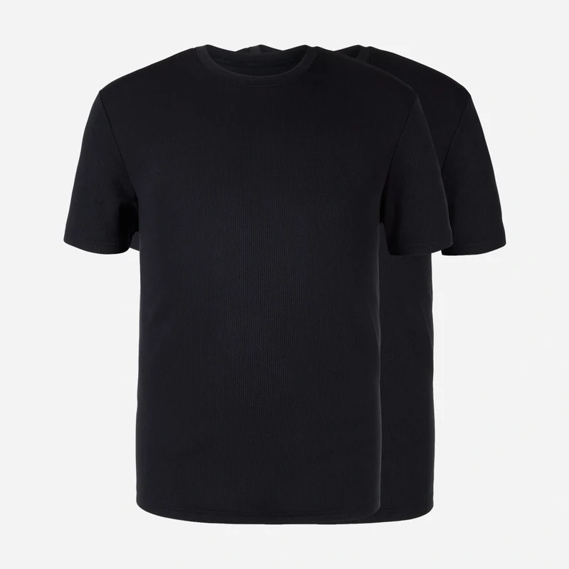 Trainingsshirt Allover Mesh Herren | Schwarz