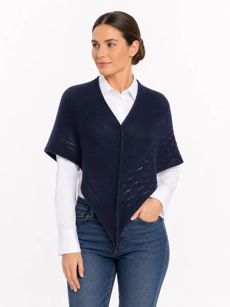 Stricktuch mit verschiedenen Strickmustern