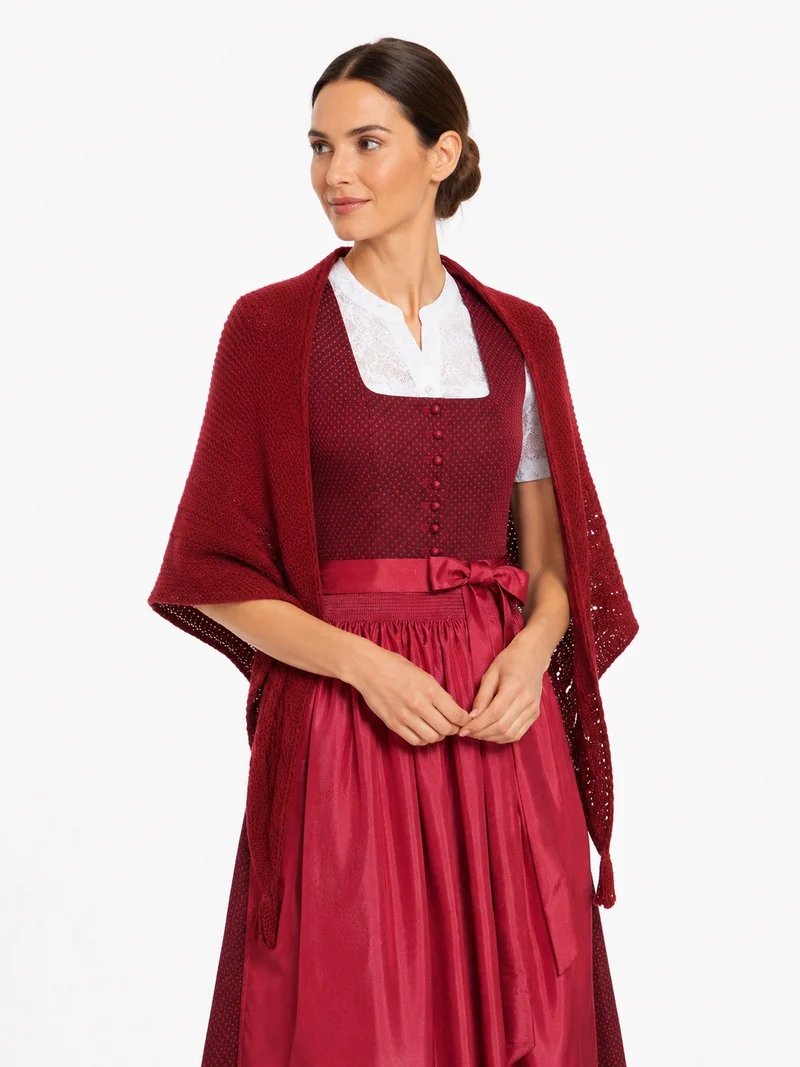 Stricktuch mit verschiedenen Strickmustern