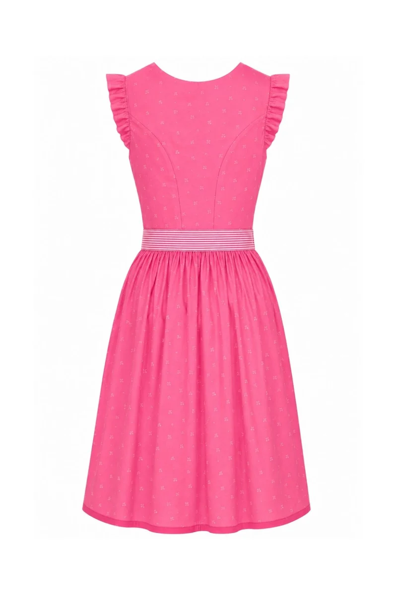 Baumwolldirndl mit Flügerlarm und Schliesse