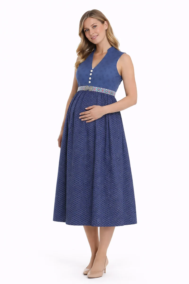 Umstandsdirndl mit Stretchgürtel
