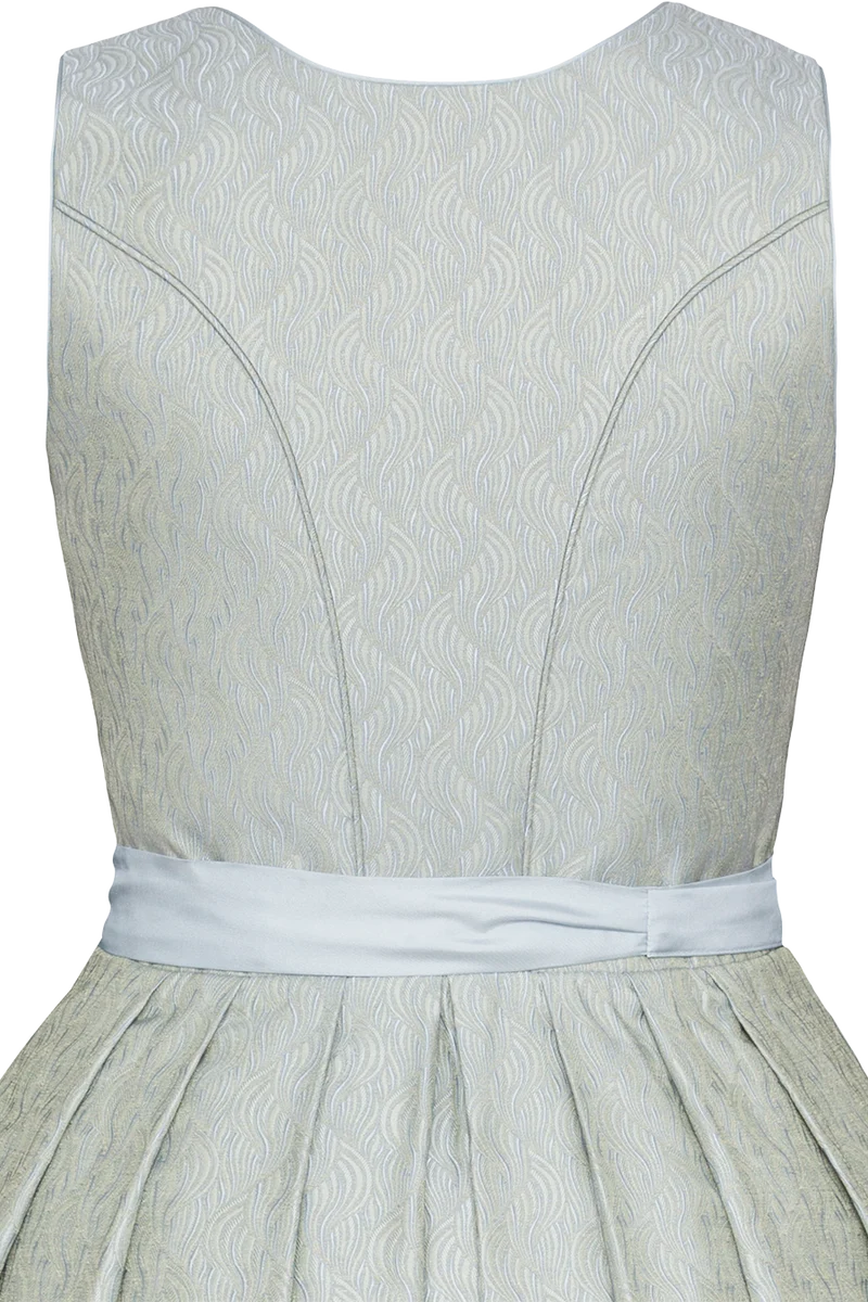 Midi-Dirndl mit Wellenmuster
