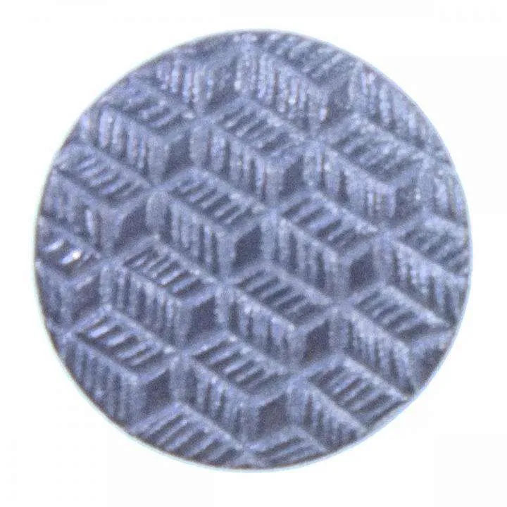 Metallknopf Muster Silber – Öse MK-308S