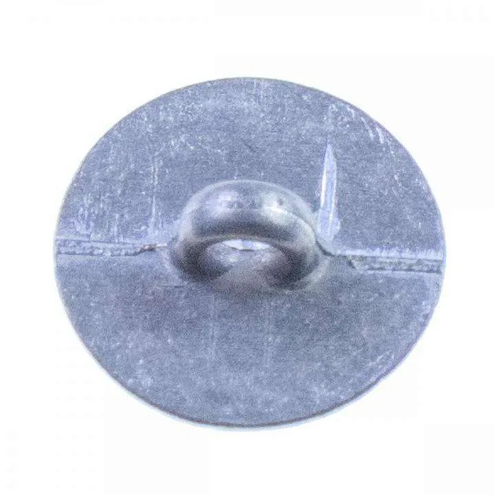 Metallknopf Muster Silber – Öse MK-308S